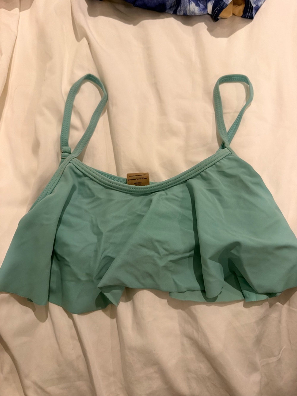 Kids H2OH Mint Green Flowy Swim Top